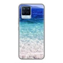 Силіконовий чохол з КАРТИНКАМИ літо для Realme 8 (AlphaPrint) (Море)