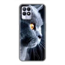 Чехлы с Котиками для Realme 8i (VPrint) (Серый Кот)