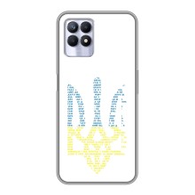 Чохли для Realme 8i Укр. Символіка (AlphaPrint) (Герб з букв)