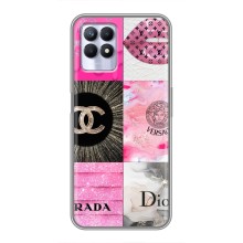 Чехол (Dior, Prada, YSL, Chanel) для Realme 8i (Модница)