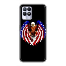 Чехол Флаг USA для Realme 8i – Крылья США