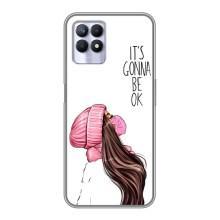 Чехол с печатью для Realme 8i - (Мода) (AlphaPrint) (Коронавирус)