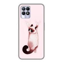 Чехол на Реалми 8i с Котами (VPrint) (Котик падает)