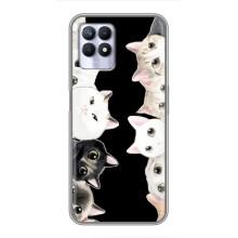 Чехол на Реалми 8i с Котами (VPrint) (Взгляд котов)