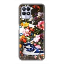 Чехол для Realme 8i - с принтом Найк (AlphaPrint) (Стиль Найк)