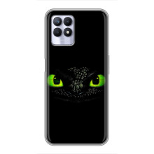 Чехол дракон Беззубик для Realme 8i – Глаза Беззубика