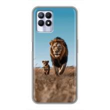 Чехол Король лев на Реалми 8i (Мусафа и Симба)