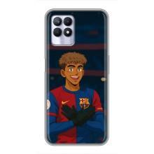 Чехол с футболистом Ламин Ямаль Realme 8i – Футболист Ямал