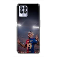 Чехол с футболистом Ламин Ямаль Realme 8i – Ямаль на стадионе