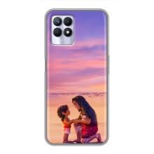 Чехол с мультфильмом Моана Realme 8i (Моана и Симеа)