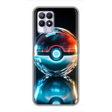Чохол з Пікачу на Realme 8i – М'яч Пікачу