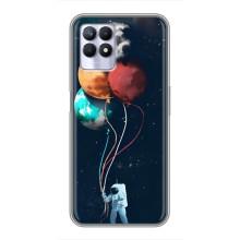 Космические Чехлы для Реалми 8i (VPrint) (Планеты шарики)