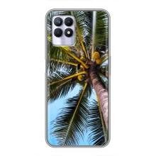 Силиконовый чехол с КАРТИНКАМИ лето для Realme 8i (AlphaPrint) (Пальма)