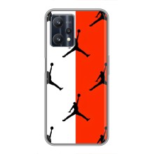 Чохли для Realme 9 Pro Plus - з картинкою JORDAN (AlphaPrint) (Лого Джордан)