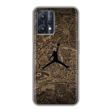 Чохли для Realme 9 Pro Plus - з картинкою JORDAN (AlphaPrint) (Logo Jordan)