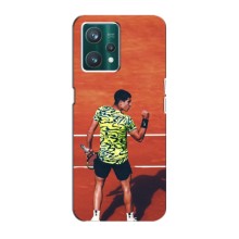 Чехлы с принтом Спортивная тематика для Realme 9 Pro Plus – Алькарас Теннисист