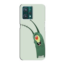 Чехол с картинкой "Одноглазый Планктон" на Realme 9 Pro Plus (Милый Планктон)