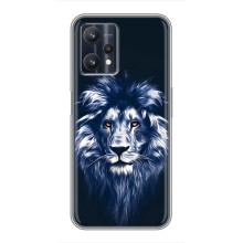 Чохол з картинкою ЛЕВ для Realme 9 Pro Plus (VPrint) (Синій Лев)