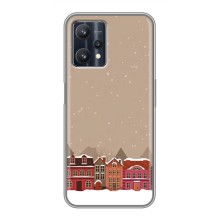 Новорічні, Святкові Чохли для Realme 9 Pro Plus - 2024 год (Зимове місто)