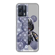 Силиконовый чехол для Realme 9 Pro Plus (Медведь Louis Vuitton)