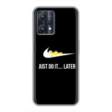 Силиконовый Чехол на Realme 9 Pro Plus с картинкой Nike (Later)