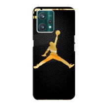 Силиконовый Чехол Nike Air Jordan на Реалми 9 про плюс (Джордан 23)