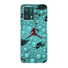 Силиконовый Чехол Nike Air Jordan на Реалми 9 про плюс (Джордан Найк)