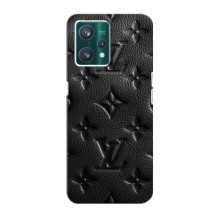 Текстурный Чехол Louis Vuitton для Реалми 9 про плюс – Черный ЛВ
