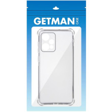 TPU чохол GETMAN Ease logo посилені кути Full Camera для Realme 9 Pro – Прозорий