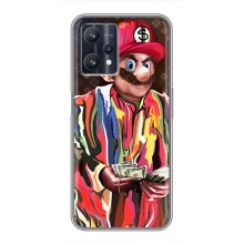 Брендновые Чехлы для Realme 9 Pro - (PREMIUMPrint) (Mario LV)