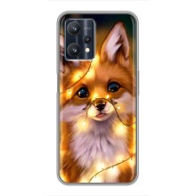 Чохли з картинкою Лисичка для Realme 9 Pro (VPrint) (Лисичка в гірляндах)