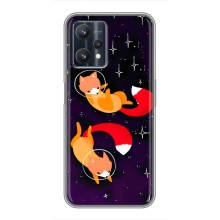 Чохли з картинкою Лисичка для Realme 9 Pro (VPrint) (Лисички космонавти)