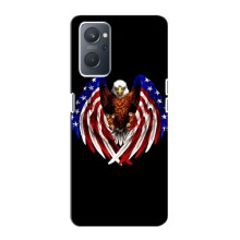 Чехол Флаг USA для Realme 9 Pro – Крылья США
