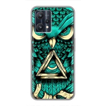 Чохол з пташками на Realme 9 Pro (VPrint) (Сова з оком)