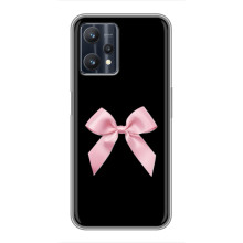 Чехол банты для Realme 9 Pro – Бант на черном