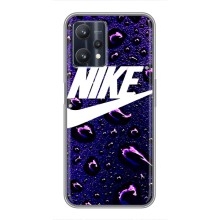 Чехол с логотипом Найк на Realme 9 Pro – Найк на фиолетовом