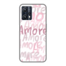 Чохол з розовим принтом для Realme 9 Pro (Любов)