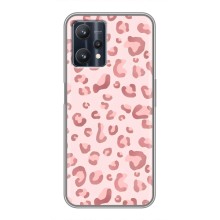 Чохол з розовим принтом для Realme 9 Pro (Рожевий леопард)