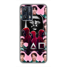 Чехол Гра в кальмара для Realme 9 Pro – Персонажи игры кальмара