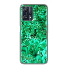 Мраморний чехол на Realme 9 Pro (VPrint) (Салатовий Мрамор)