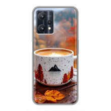 Чехол с уникальным дизайном «Осень с кофе» для Realme 9 Pro – Кофе на природе