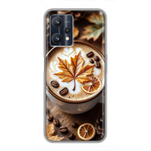 Чехол с уникальным дизайном «Осень с кофе» для Realme 9 Pro – Пряный кофе
