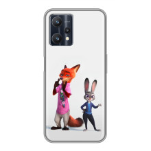 Силиконовый чехол с принтом Зоотрополіс для Realme 9 Pro – Джуди и Ник