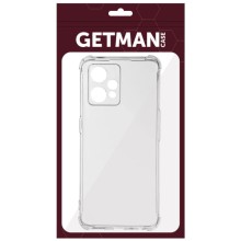 TPU чехол GETMAN Ease logo усиленные углы Full Camera для Realme 9 4G / 9 Pro+ – Прозрачный