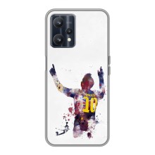 Чехлы Месси для Realme 9 (AlphaPrint) (Messi Barca)