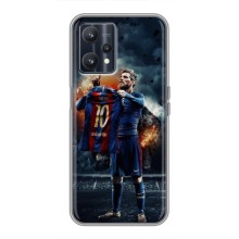 Чехол Месси футболист для Realme 9 (Месси с футболкой)