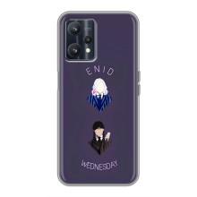 Чехлы Венсдей на Realme 9 Уэнсдей (AlphaPrint) (Уэнздей и подруга)