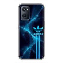 Чохли Адидас для Realme 9i (AlphaPrint) (Синій Адідас)