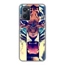 Чехлы с изображением разных животных для Realme 9i (Яркий Тигр)