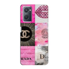 Чехол (Dior, Prada, YSL, Chanel) для Realme 9i (Модница)